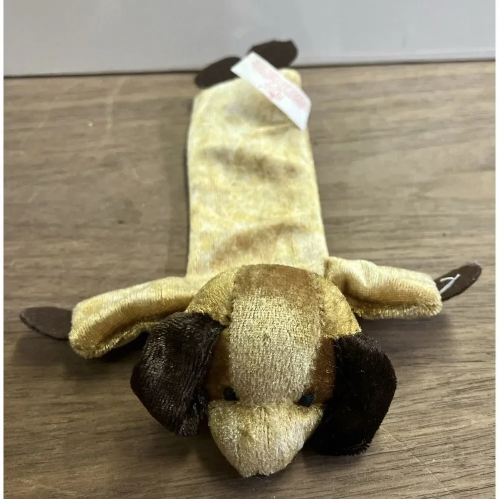 Russ Puppy Dog Flat Wire Soft Toy‎ Bookmark Plush Vintage